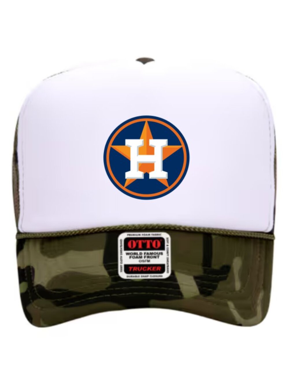 NEW - Houston Astros Hat - Astros Camo Trucker Hat
